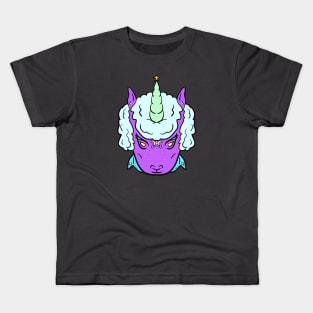 Unicorn Punk (purple) Kids T-Shirt